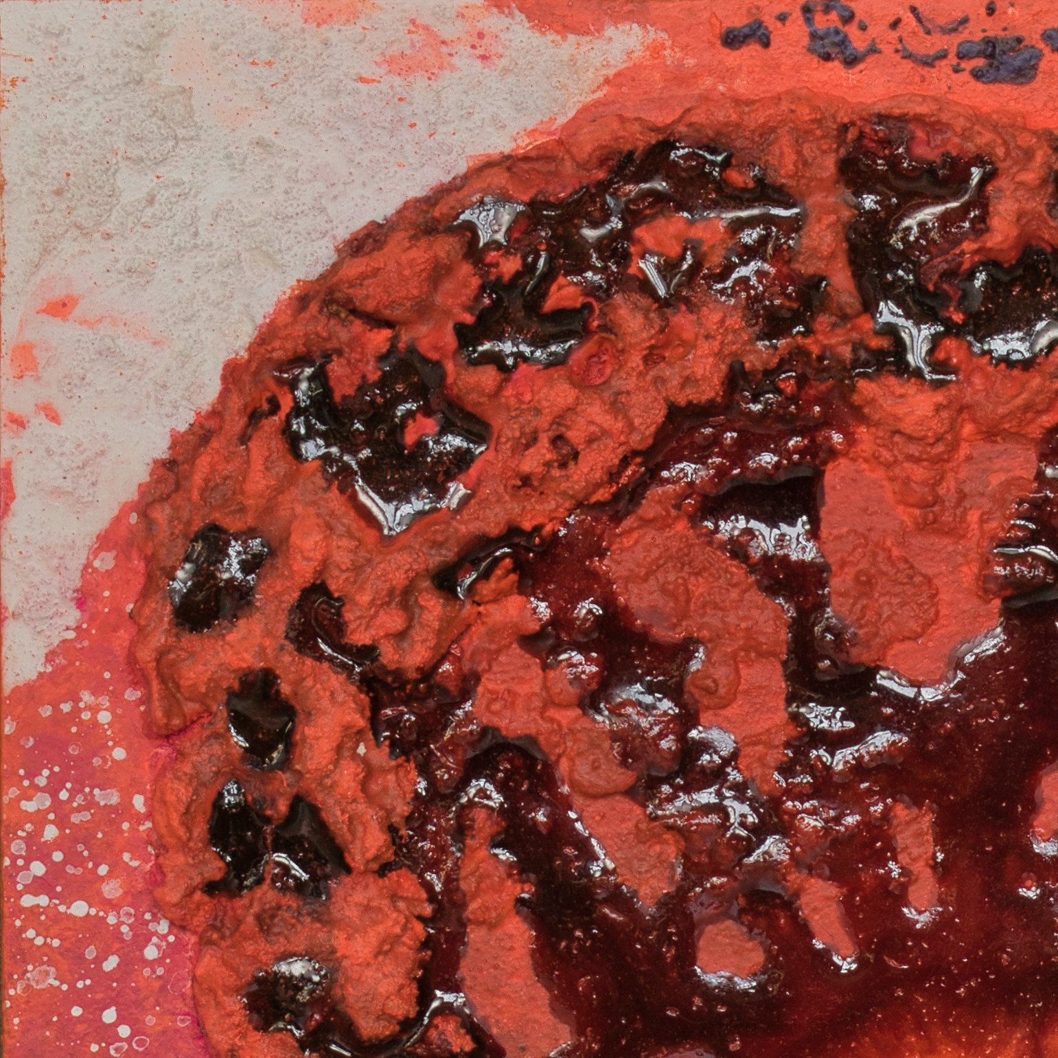 Colorful textured abstract art