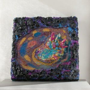 textured colorful abstract art